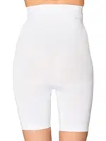 Uzun Paçalı Beyaz Toparlayıcı Kadın Korse FormActive 1010  Beyaz görsel 4