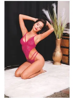 İzabel Yanları Açık Fantazi İpli kadın Body İzabel Z-006