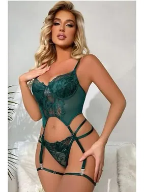 missisX Yeşil Büstiyer Jartiyer Takım missisX 62013 - Alternatif Görünüm