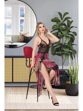 İzabel Yırtmaçlı Uzun Dantelli Fantazi Gecelik İzabel 2004 - Alternatif Görünüm