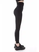 Yüksek Bel Agraflı Sıkılaştırıcı İki Beden İnceltici şekillendirici Siyah Korse Tayt Agraf1452 Siyah görsel 5