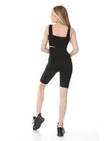 Yüksek Bel Sıkılaştırıcı Agraflı Korse Tayt FormActive 1022 Siyah görsel 12