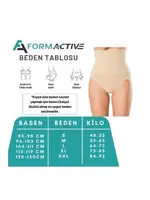 Yüksek Bel Slip Kadın Korse FormActive 1030  Ten görsel 14