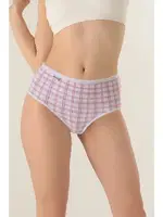 Yüksek Bel %100 Doğal Pamuk Likralı Rahat Kalıp Kadın Bato Külot Miorre 002-202020 detay görünüm