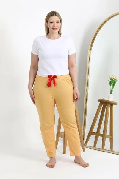 Pamuklu Büyük Beden Alt Kadın Pijama Akbeniz 27559