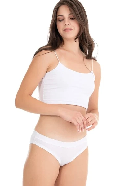 Geniş Lastikli Kadın Bikini Külot 12'li Berrak 11679