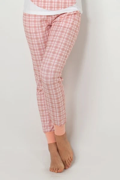 Ekose Pembe Bayan Pijama Altı Doremi 002-001085