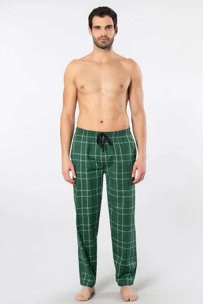 Dokuma Yeşil Cepli Erkek Pijama Tek Alt Cacharel 2240