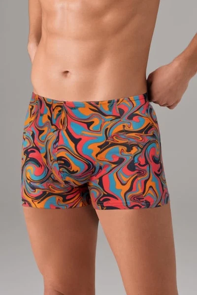 Erkek Ebru Desenli Pamuklu Boxer Doreanse 1731