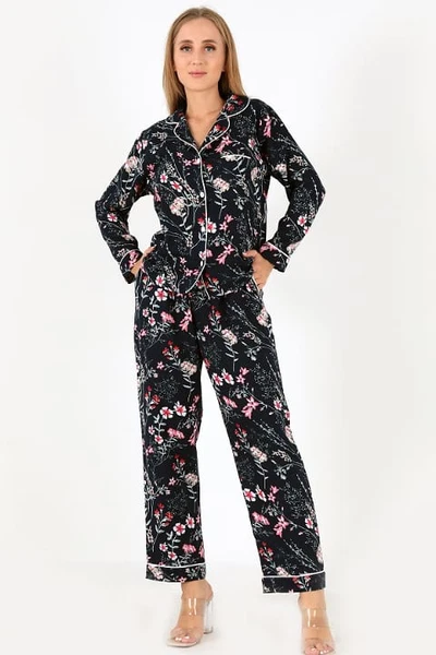 Flower Garden Uzun Kollu Kadın Pijama Takım DoReMi 002-000090