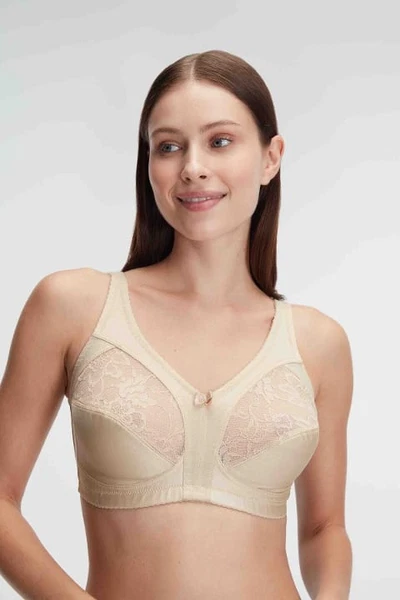 Günlük Desteksiz Balensiz Kaplı Yazlık Dantel Detaylı Toparlayıcı Sütyen Anıl 3803