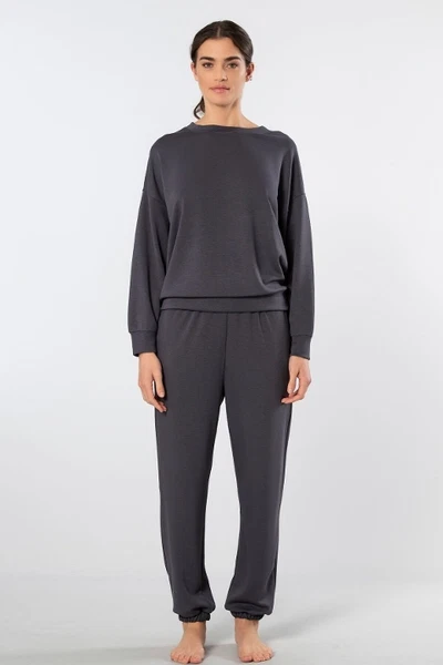 Bisiklet Yaka Kadın Jogger Eşofman Takımı Türen 3611