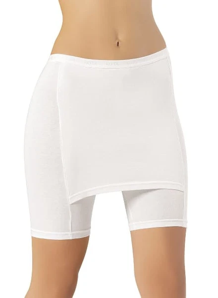 Diz Üstü Modal Kadın Etek Tayt Kota 4135