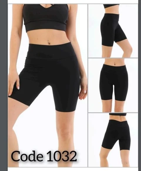 Siyah Biker Kısa Tayt Korse Form Angel 1032