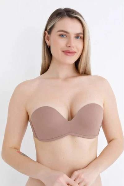 Straplez Balensiz Destekli Sutyen NBB 30025