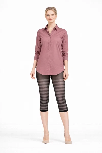 Çizgili Kadın Tayt Bona Mania 283-000379