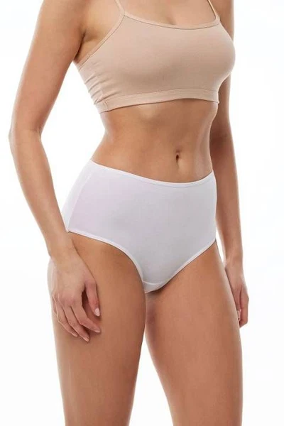 Üçlü Beyaz Klasik Bato Külot 1903B Derya Kurşun DE1903B