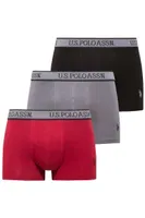 3'lü Erkek Boxer Siyah Bordo Antrasit Erkek Boxer Us. POLO Assn. 80540 Görsel görsel 7