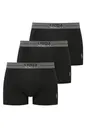 3'lü Modal Siyah Düz Renk Erkek Boxer Erkek Boxer Us. POLO Assn. 80586