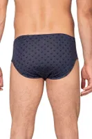 3'lü Paket Erkek %95 Pamuklu Likralı Süprem Kumaş Desenli Esnek Rahat Slip Külot Özkan 11300 Desenli görsel 4