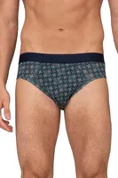 3'lü Paket Erkek %95 Pamuklu Likralı Süprem Kumaş Desenli Esnek Rahat Slip Külot Özkan 11302 Asorti görsel 7
