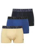 3'lü Sarı Lacivert Erkek Boxer Sarı Lacivert Saks Erkek Boxer Us. POLO Assn. 80587 Görsel