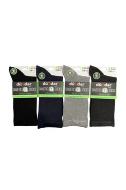 Dündar Çorap 4 Mevsim 12'li Erkek Bambu Diyabetik Çorap 45-48 Dündar 4636 - Alternatif Görünüm