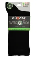 4 Mevsim 12'li Erkek Bambu Diyabetik Çorap 45-48 Dündar 4636 Siyah