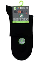 4 Mevsim 12'li Erkek Bambu Diyabetik Konç 40-44 Dündar 5985 Siyah