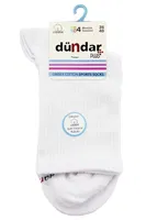 4 Mevsim 12'li Unisex Pamuklu Sports Çorap 36-40 Dündar 4209 Beyaz farklı açı