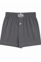 5'li Paket Erkek Çocuk %100 Pamuklu Premium Kumaş Rahat Klasik Kesim Süprem Penye Boxer Şort Külot Özkan 31223 Gri Melanj farklı açı