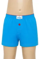 5'li Paket Erkek Çocuk %100 Pamuklu Premium Kumaş Rahat Klasik Kesim Süprem Penye Boxer Şort Külot Özkan 31223 Mavi görsel 12
