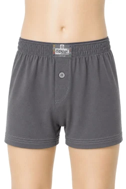 5'li Paket Erkek Çocuk %100 Pamuklu Premium Kumaş Rahat Klasik Kesim Süprem Penye Boxer Şort Külot Özkan 31223 - Alternatif Görünüm