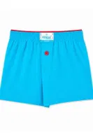 5'li Paket Erkek Çocuk %100 Pamuklu Premium Kumaş Rahat Klasik Kesim Süprem Penye Boxer Şort Külot Özkan 31223 Mavi görsel 13