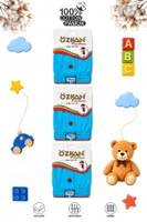 6lı Paket Erkek Çocuk %100 Pamuklu Premium Kumaş Rahat Klasik Kesim Süprem Penye Boxer Özkan 31223 Turkuaz görsel 18