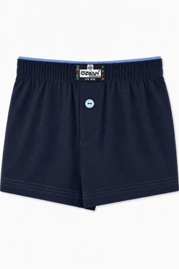 6lı Paket Erkek Çocuk %100 Pamuklu Premium Kumaş Rahat Klasik Kesim Süprem Penye Boxer Özkan 31223 - Alternatif Görünüm