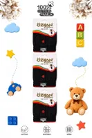 6lı Paket Erkek Çocuk %100 Pamuklu Premium Kumaş Rahat Klasik Kesim Süprem Penye Boxer Özkan 31223 Siyah görsel 15