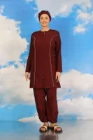 Akbeniz Kadın Tam Tesettür Bordo Mayo 31060 Bordo farklı açı