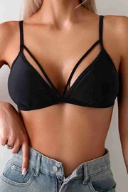 Angelsin Metal Kopçalı Şık Bikini Üstü (Çıkartılabilir Kaplı) Angelsin MS43909