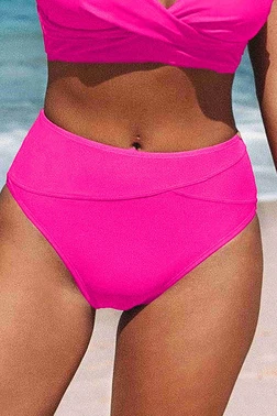 Angelsin Yüksek Bel Bikini Altı Fuşya Angelsin MS42008