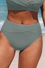 Angelsin Yüksek Bel Bikini Altı Gri Angelsin 42008