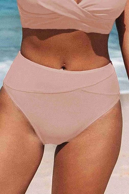 Angelsin Yüksek Bel Bikini Altı Pembe Angelsin MS42008