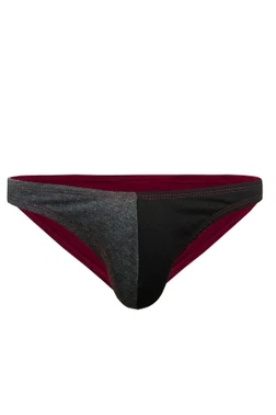 Antrasit Siyah Pamuklu Klasik Slip Külot Darkzone DZ-1104-125-S