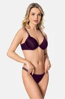 Askılı Push Up Destekli Sütyen Takımı Emily Le Jardin 5160 Mürdüm görsel 4