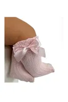Aylin Aksesuarlı Bebek Dizaltı Çorap Daymod D2241001 Pembe detay görünüm