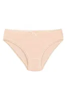 Bambu Dantelli Bikini Kadın Külot Ten 6'lı Paket Yıldız 3883 Ten detay görünüm