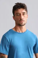 Bambu Hercules Slim Fit Bisiklet Yaka Fanila / T-Shirt Mısırlı EFNL000017 Petrol görsel 5