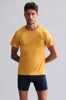 Bambu Hercules Slim Fit Bisiklet Yaka Fanila / T-Shirt Mısırlı EFNL000017 Petrol görsel 17