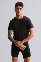Bambu Hercules Slim Fit Bisiklet Yaka Fanila / T-Shirt Mısırlı EFNL000017 Kahverengi görsel 36