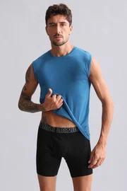 Bambu Hercules Slim Fit Bisiklet Yaka Sporcu Atlet Mısırlı EATL000019